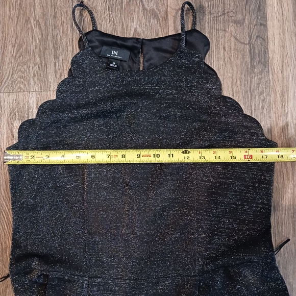 Black Sparkly Jumpsuit Pockets Size 13 - Picture 11 of 15